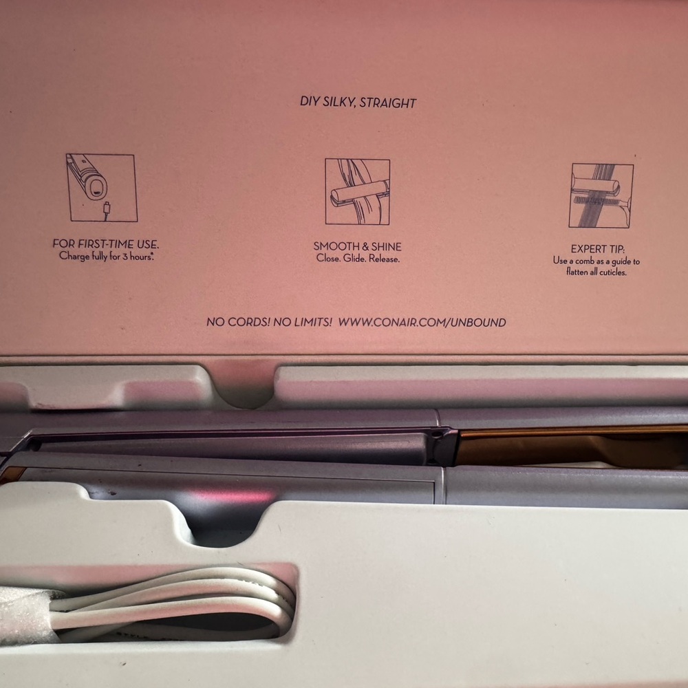 Conair Unbound Cordless Hair Straightener